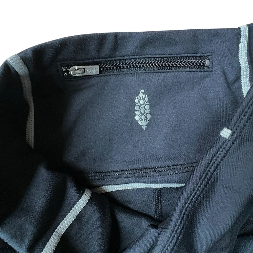 FREE PEOPLE MOVEMENT | NWOT YOU’RE A PEACH BLACK LEGGINGS HIGH RISE | X SMALL